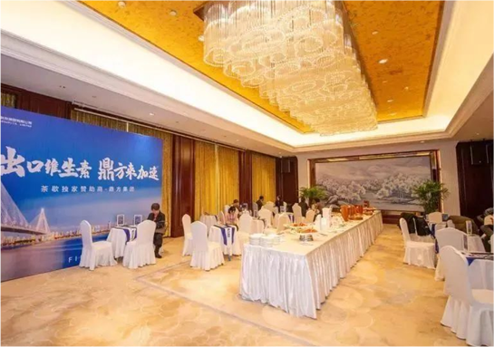 抖圈集团独家赞助维生素论坛茶歇